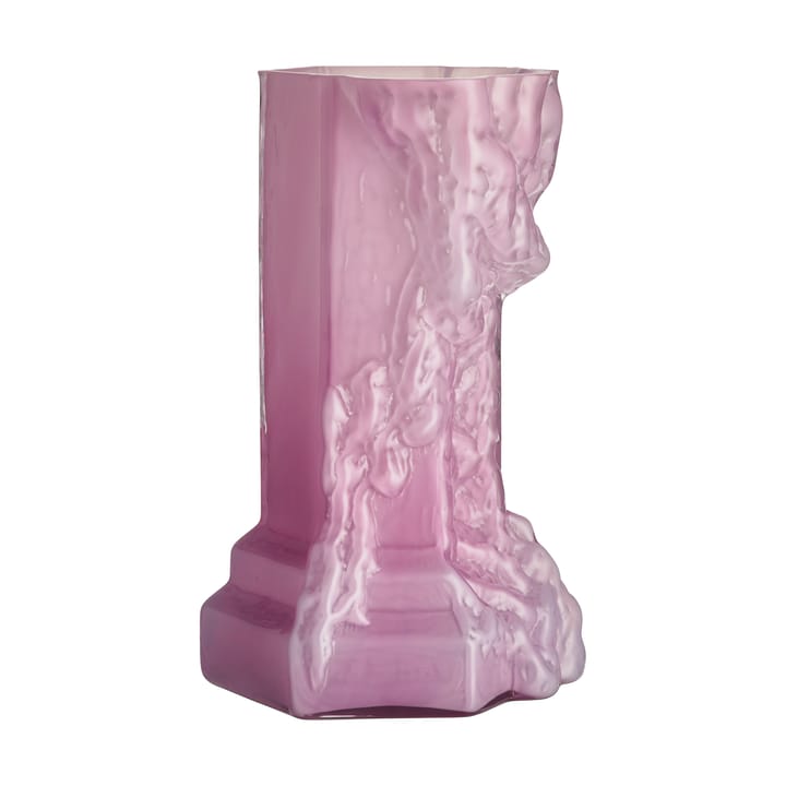 Rocky Baroque Vaso  350 mm - Rosa Frio - Kosta Boda