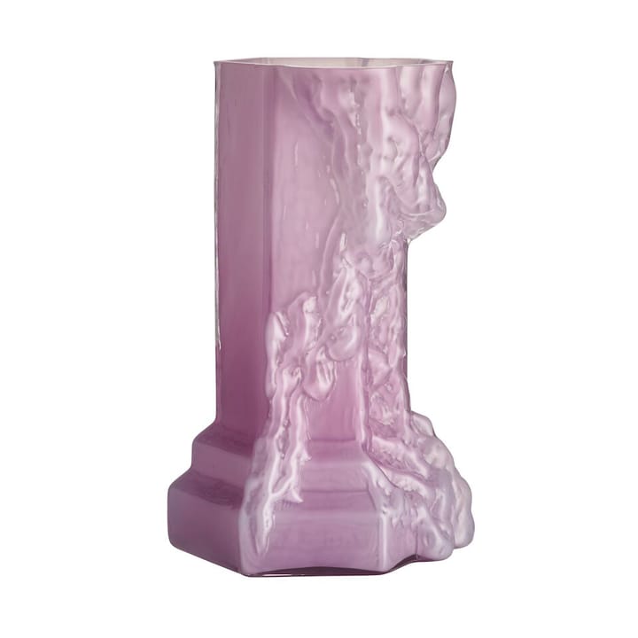 Rocky Baroque Vaso  350 mm - Rosa Frio - Kosta Boda