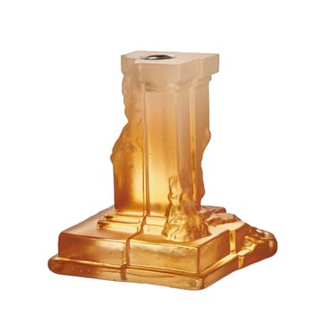 Suporte de velas Rocky Baroque 150 mm - Névoa âmbar - Kosta Boda