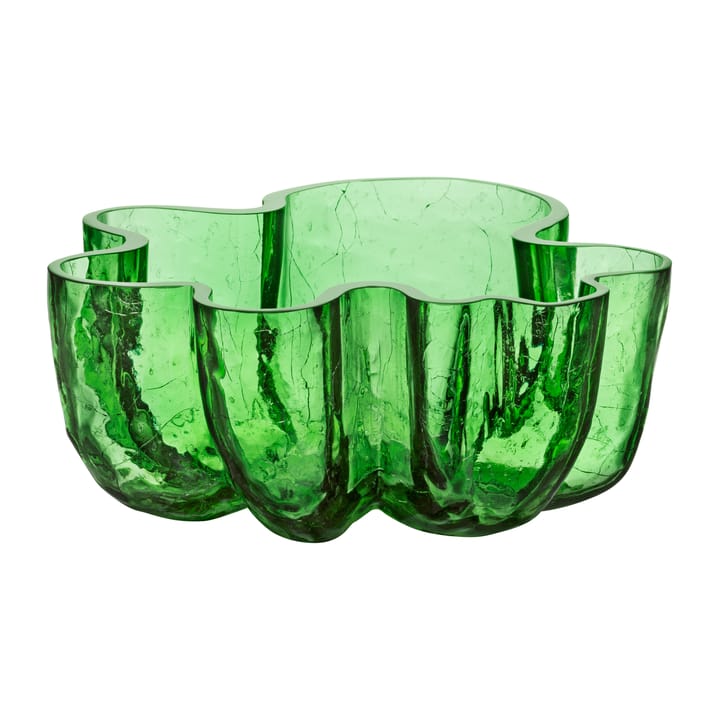 Tigela pequena Crackle 10,5 cm - Verde - Kosta Boda