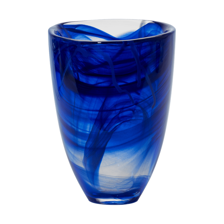 Vaso Contrast 200 mm - Azul-azul - Kosta Boda