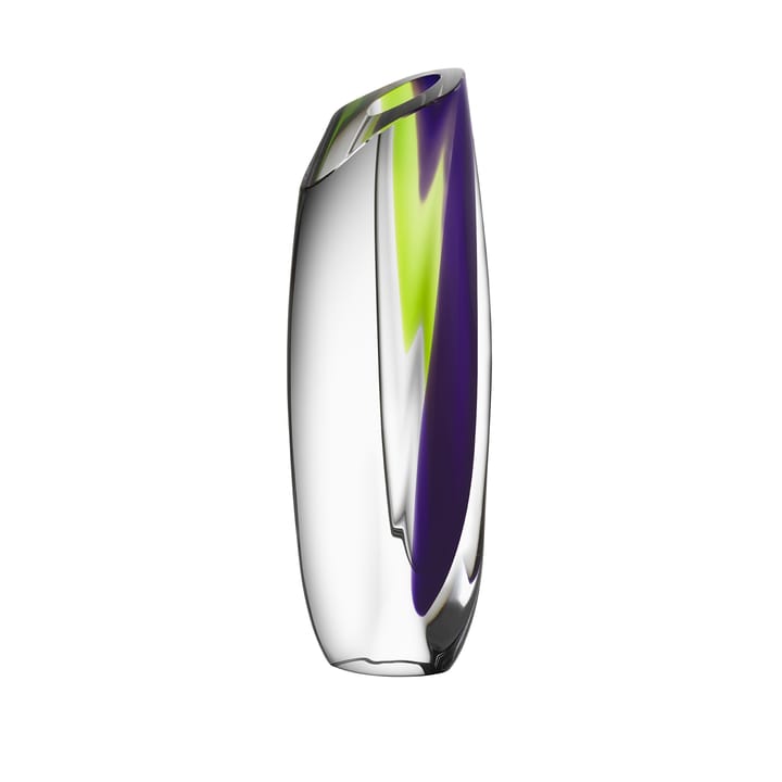 Vaso Saraband 36 cm - roxo-verde - Kosta Boda