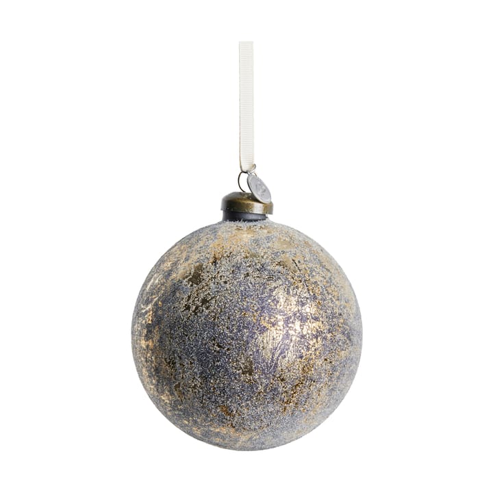 Bola de Natal Clearena Ø10 cm - Azul escuro-dourado - Lene Bjerre