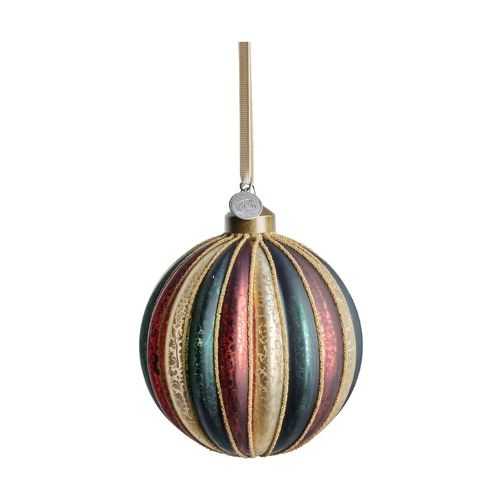 Bola de Natal Noelle Ø10 cm - Preto-dourado - Lene Bjerre