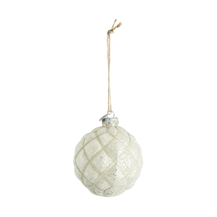 Bola de Natal Norille Ø11 cm - Off white, treliça - Lene Bjerre