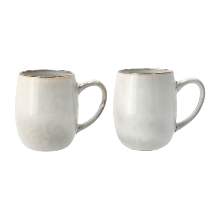 Caneca com asa Amera - white sands - Lene Bjerre