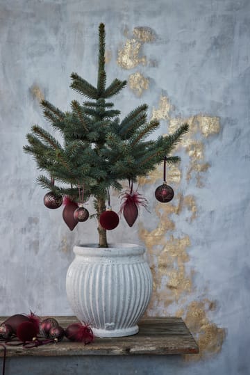 Decoração de Natal Cadelia árvore Ø8 cm - pomegranate-light gold - Lene Bjerre