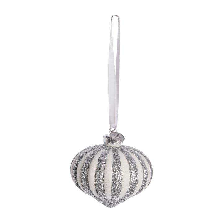 Decoração de Natal Selvie Ø8 cm - white-silver - Lene Bjerre