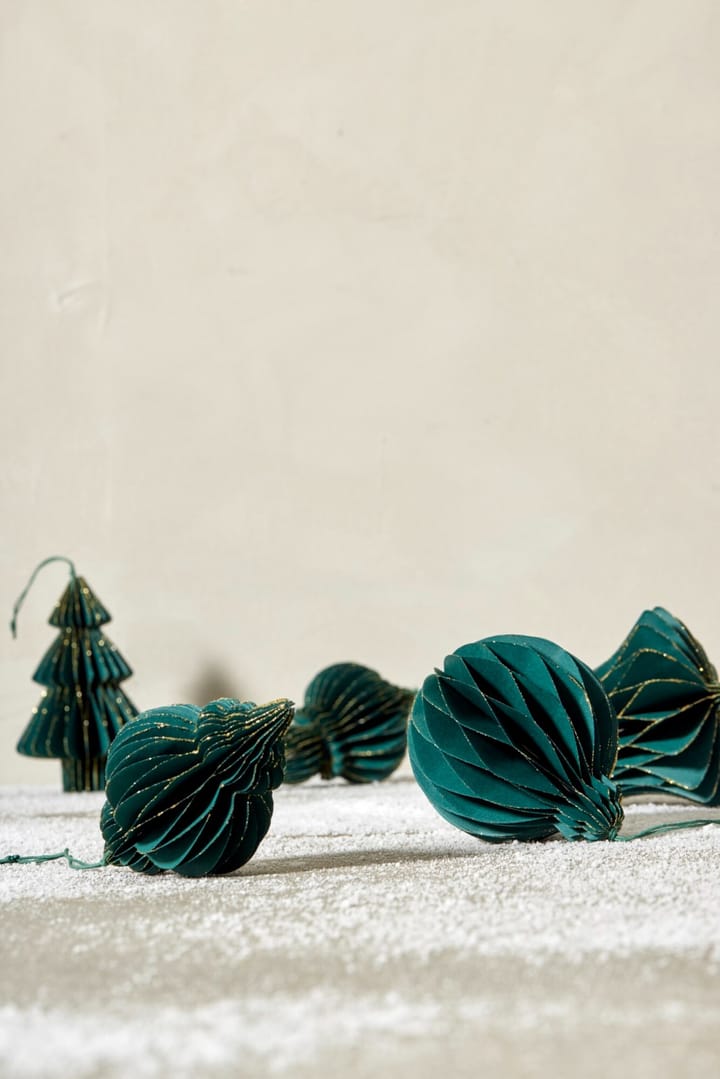 Enfeite de Natal Pappia 15 cm - Verde escuro - Lene Bjerre