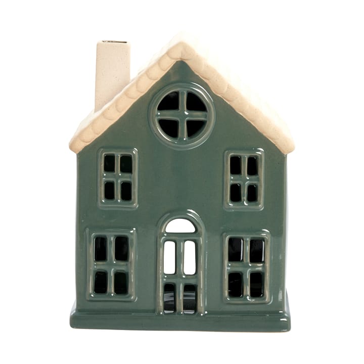 Hollia casa decorativa 18 cm - Verde escuro - Lene Bjerre