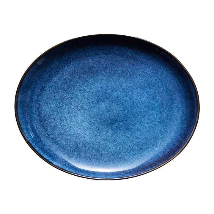 Prato oval 29x22,5 cm - Azul  - Lene Bjerre