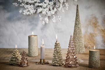 Suporte de velas Caville snow flake - light gold - Lene Bjerre