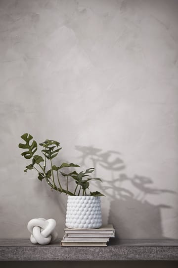 Vaso de flores Dotsie Ø18 cm - Branco - Lene Bjerre