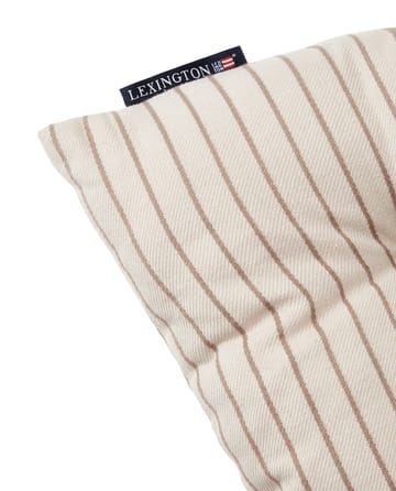 Almofada Striped Recycled Cotton 40x40 cm - Beige - Lexington