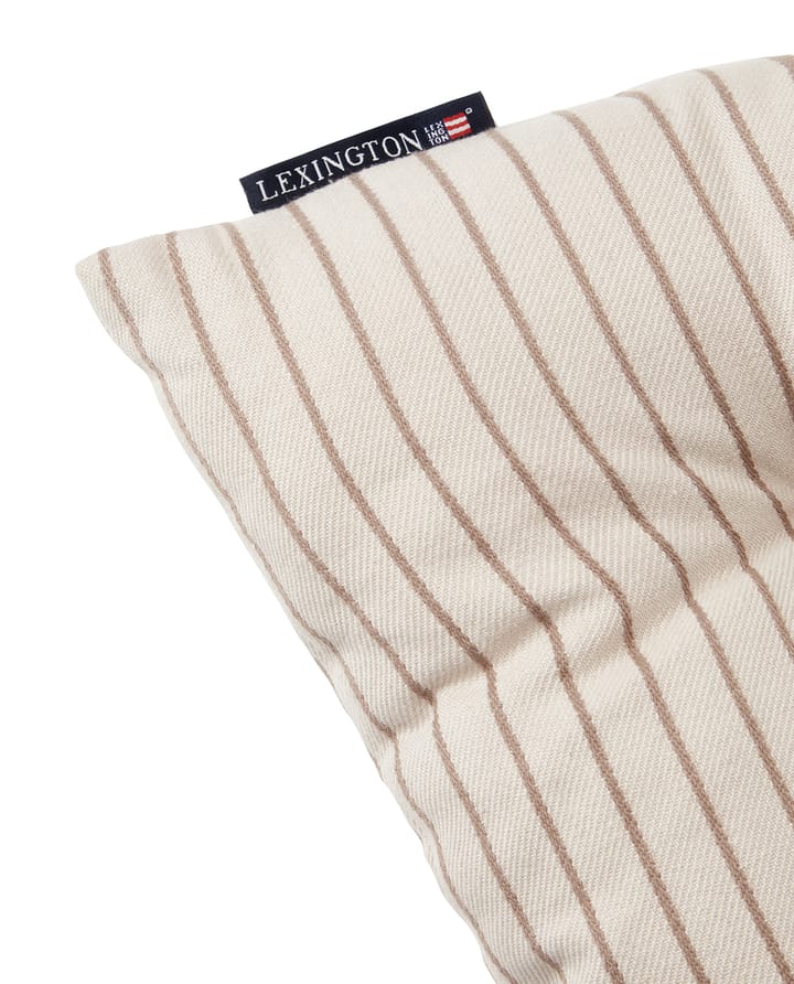 Almofada Striped Recycled Cotton 40x40 cm, Beige Lexington