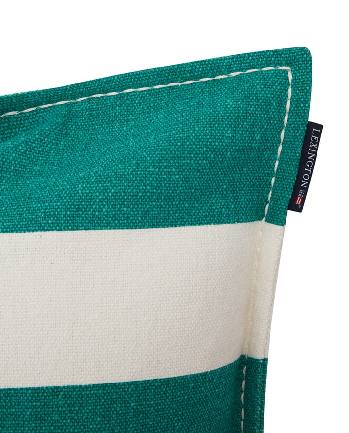 Blid Stripe Printed fronha 50x50 cm - Verde-branco - Lexington