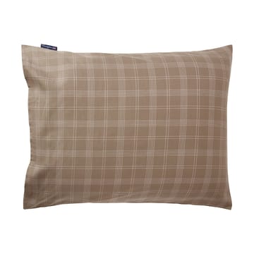 Capa de almofada em Oxford xadrez Pinpoint 50x60 cm - Brown - Lexington