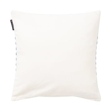 Capa de almofada Emboidery Striped Linen/Cotton 50x50 cm - Off White-azul - Lexington