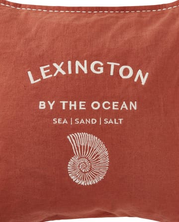 Capa de almofada Logo Embroidered By the Ocean 50x50 cm - Coconut - Lexington