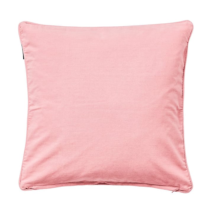 Capa de almofada Logo Organic Cotton Canvas 50x50 cm - Rosa - Lexington