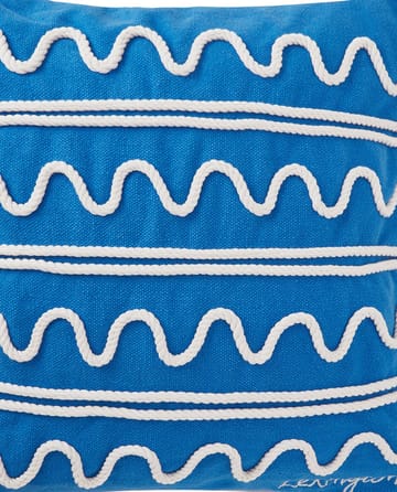 Capa de almofada Rope Wave Cotton Canvas 50x50 cm - Blue - Lexington