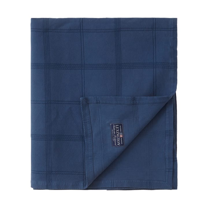 Colcha Checked Jacquard 160x240 cm, Denim blue Lexington