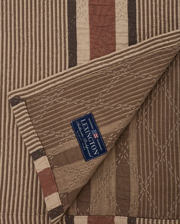 Colcha Side Striped Soft Quilted 160x240 cm - Bege - Lexington