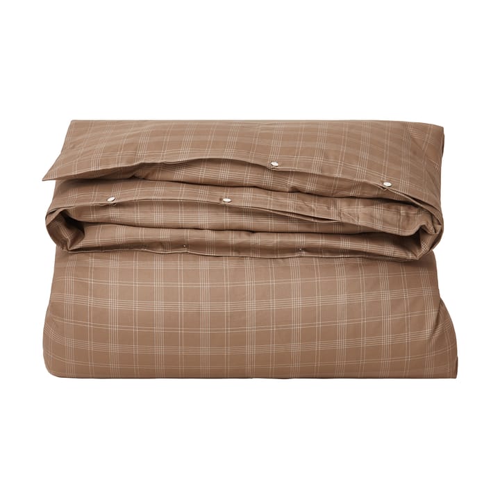 Conjunto de cama Checked Pin Point Oxford 150x210 cm, Brown Lexington