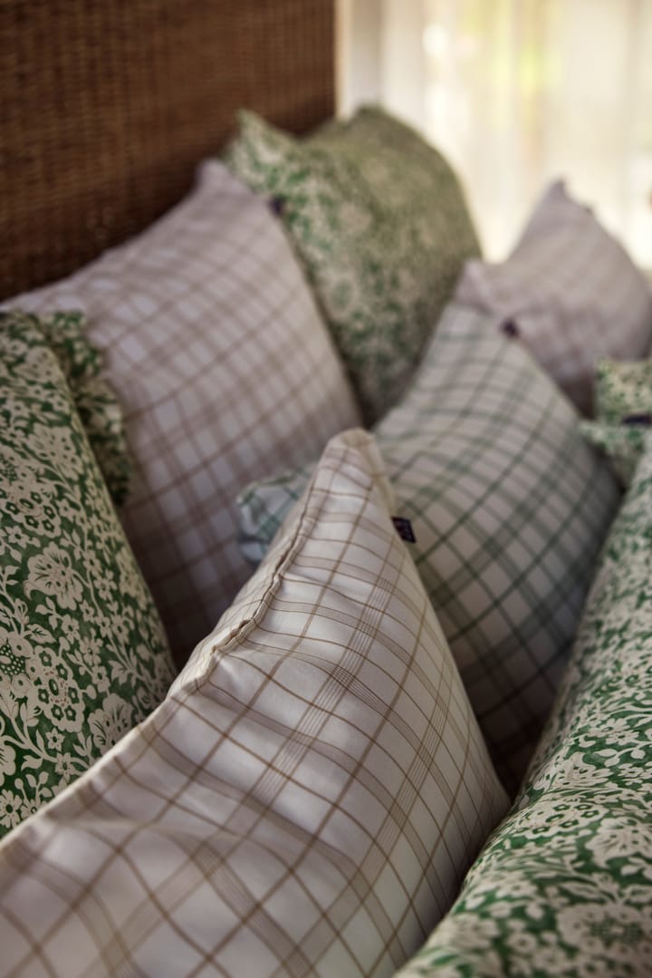 Conjunto de cama Green Floral Printed Cotton Sateen, 50x60 cm, 220x220 cm Lexington