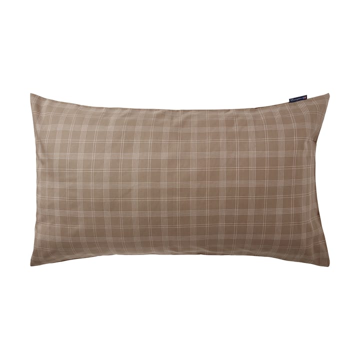 Fronha Checked Pin Point Oxford 50x90 cm, Brown Lexington