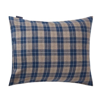 Fronha flanela Checked 50x60 cm - Denim blue-beige - Lexington