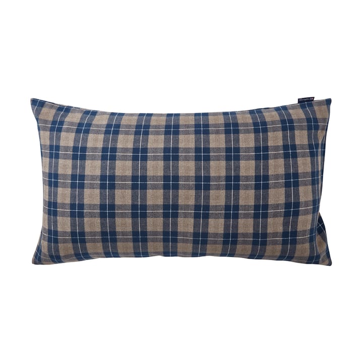 Fronha flanela Checked 50x90 cm - Denim blue-beige - Lexington