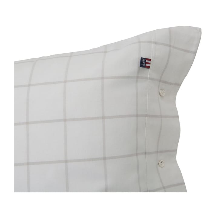 Fronha flanela leve Hotel 50x60 cm - Branco-bege claro - Lexington