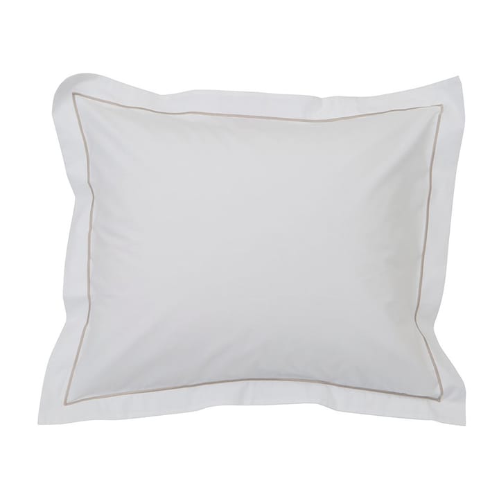 Fronha Hotel Percal 50x60 cm - Branco-bege claro - Lexington