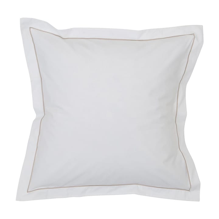 Fronha Hotel Percal 65x65 cm - Branco-bege claro - Lexington