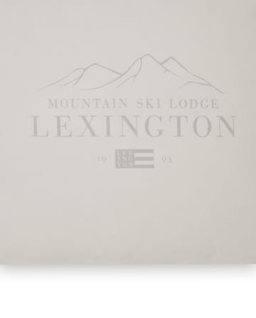 Fronha Lexington Printed Algodão Poplin 50x60 cm - branco-cinzento claro  - Lexington