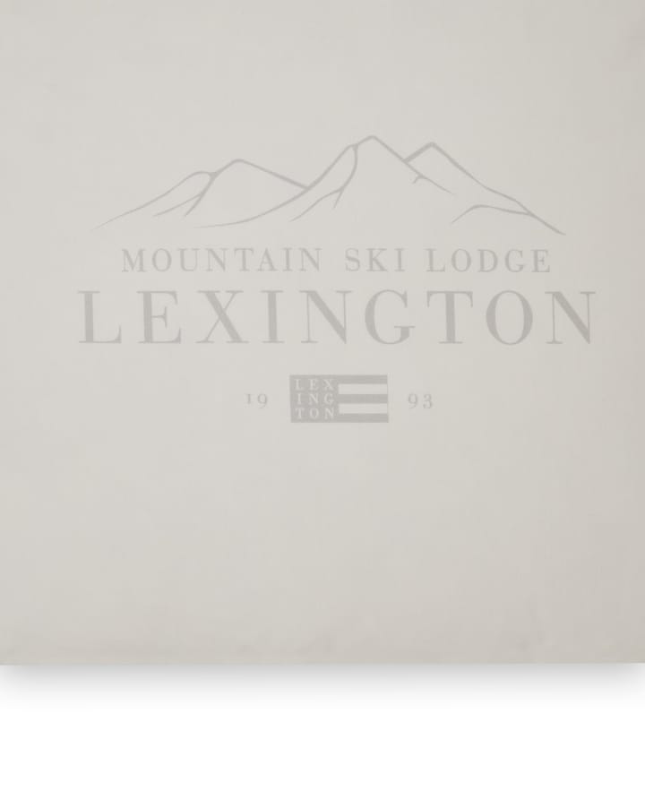 Fronha Lexington Printed Algodão Poplin 50x60 cm, branco-cinzento claro  Lexington