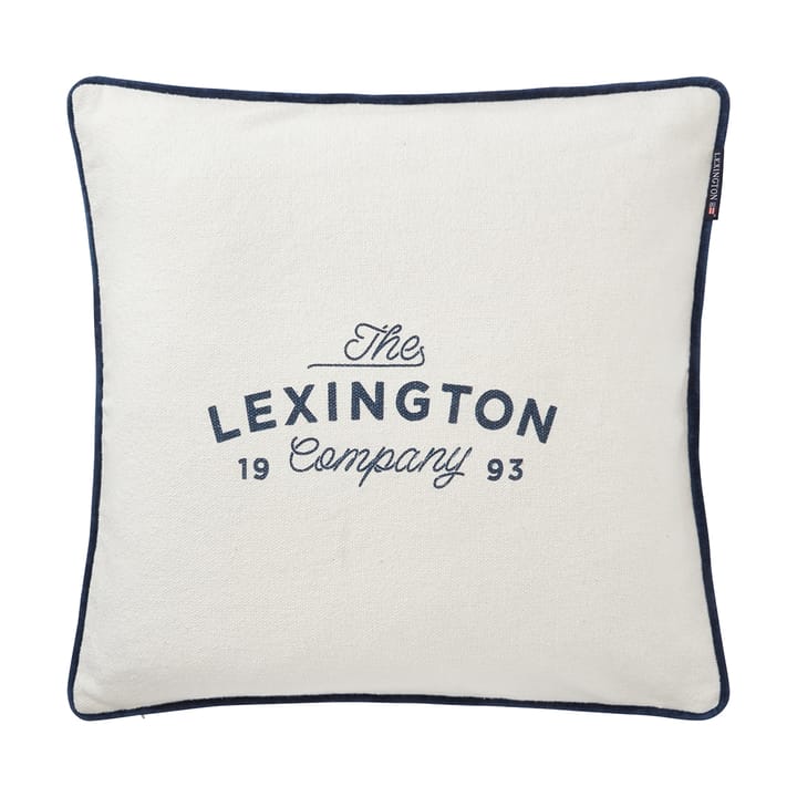 Fronha Printed Logo Recycled Cotton 50x50 cm - White - Lexington