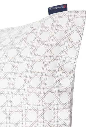 Fronha Rattan Printed 50x60 cm - White - Lexington