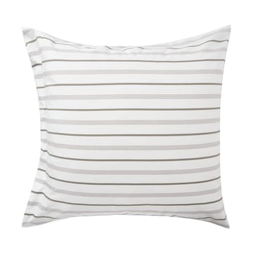 Fronha Striped Cotton Poplin 65x65 cm - White - Lexington