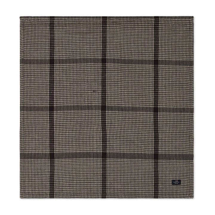 Guardanapo de algodão e linho Pepita Check 50x50 cm - Dark gray-beige - Lexington