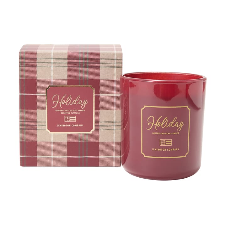 Holiday Vela perfumada 40 horas - Gengibre-âmbar negro - Lexington