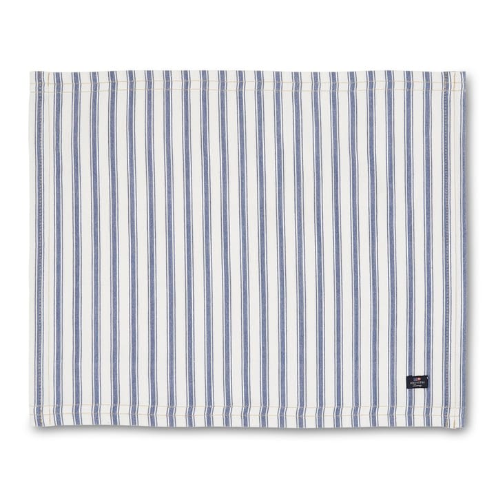 Individual de mesa Icons Herringbone Striped 40x50 cm, blue-white Lexington