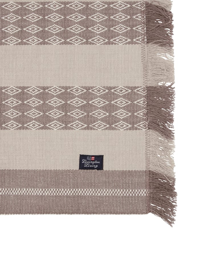 Individual de mesa Jacquard Striped 40x50 cm, Beige Lexington