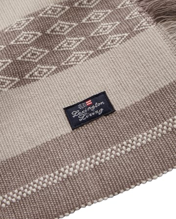 Individual de mesa Jacquard Striped 40x50 cm - Beige - Lexington