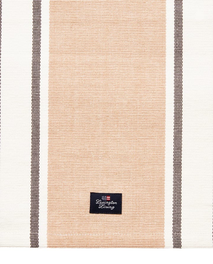 Individual de mesa Striped Organic Cotton 40x50 cm, Bege Lexington