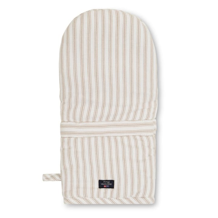 Luva de forno Icons Herringbone Striped - beige-white - Lexington