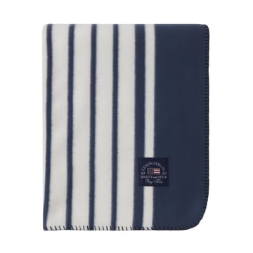 Manta Striped Recycled Polyester 130x170 cm - Navy - Lexington