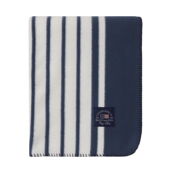 Manta Striped Recycled Polyester 130x170 cm, Navy Lexington