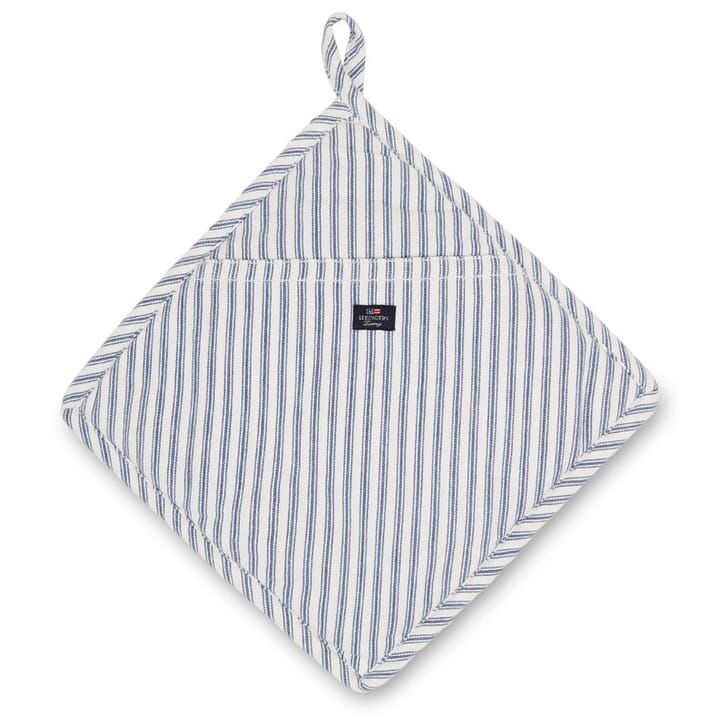 Pega Icons Herringbone Striped  - blue-white - Lexington